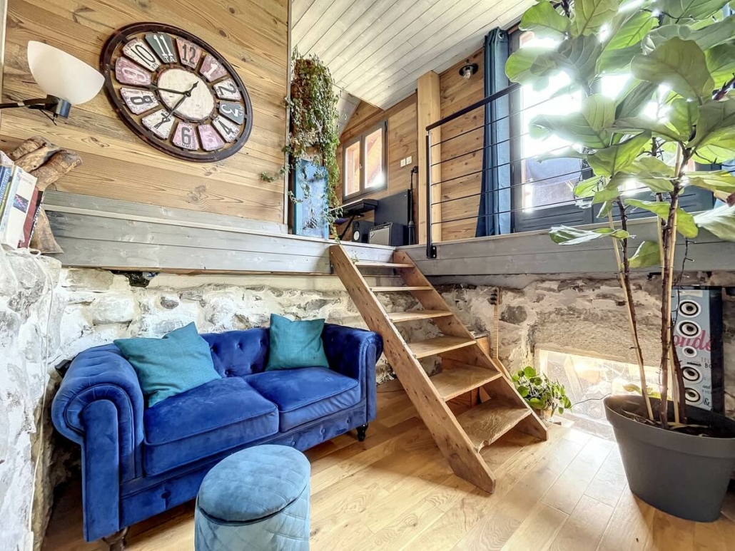 Dingy St Clair : Chalet atypique plein de charme en parfait état avec jardin paysagé
